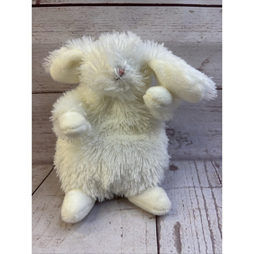 Bunnies By The Bay White Plush Bunny Rabbit 6" Wee Ittybit Stuffed Animal Toy